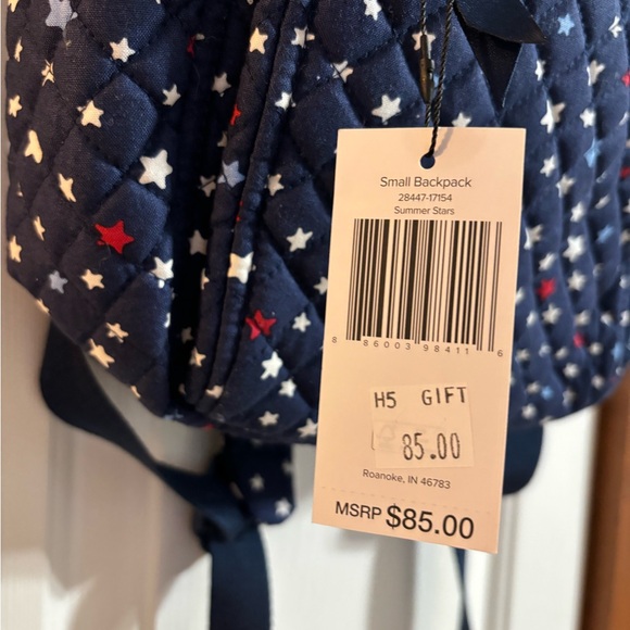 Quilted Star Pattern Backpack - Picture 3 of 3